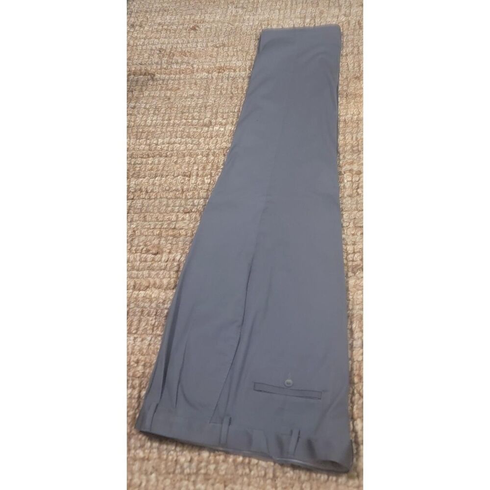 Haggar Gray Khaki Pants: Iron-Free, Classic Fit, 38x34